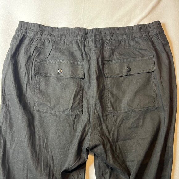 Kut From The Kloth Women's 2X Pull On Crop Pant Linen Rayon NWOT - Picture 6 of 8